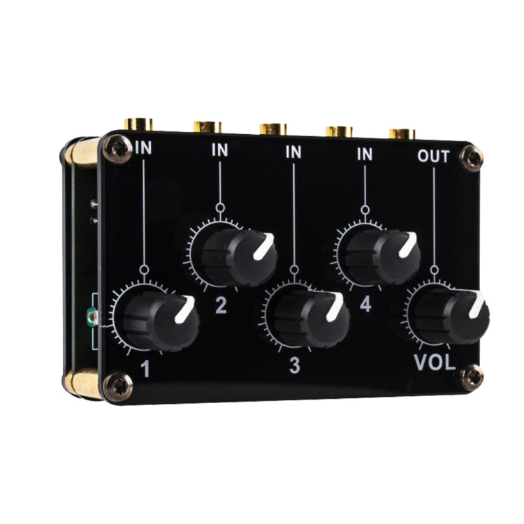 Console mixer passiva portatile a 4 vie in linea stereo, TX400 Console mixer passiva portatile a 4 vie in linea stereo, TX400